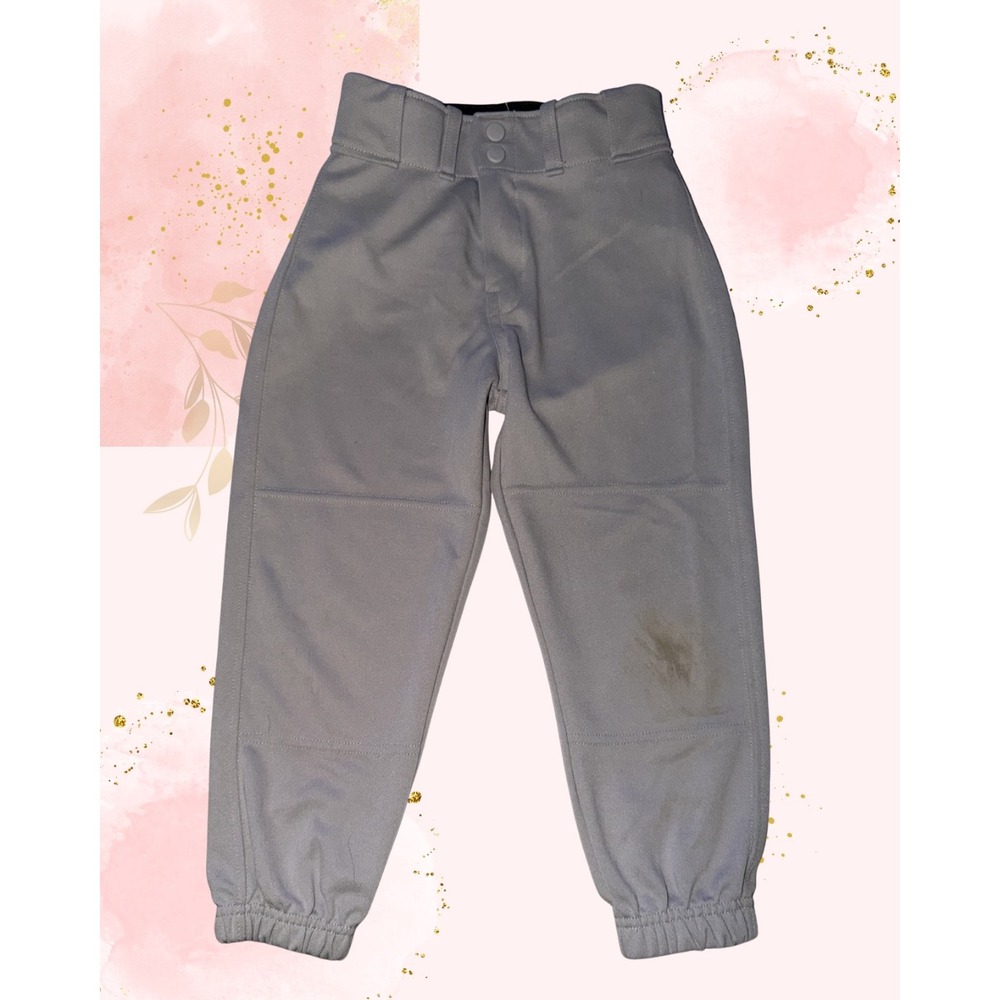 Franklin Youth Baseball Pants Gray Size Small Small